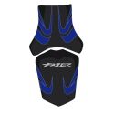 housse de selle bagster YAMAHA FZ1 2010 NOIR/BLEU/LETTRES GRISES CLAIRES