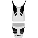 housse de selle bagster HONDA CBF1000 2006-2009 NOIR/GRIS/LETTRES NOIRES