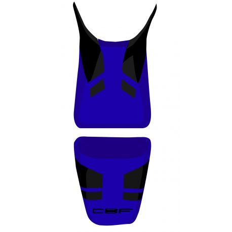 housse de selle bagster HONDA CBF1000 2007 BALTIQUE/NOIR/LETTRES NOIRES