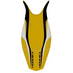 housse de selle bagster HONDA 600 HORNET 2007 SAFRAN/NOIR/GREGE/LETTRES NOIRES
