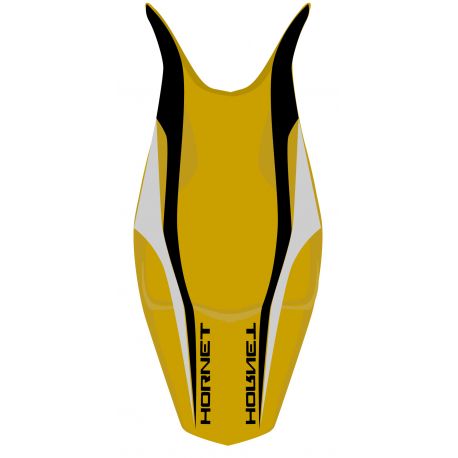 housse de selle bagster HONDA 600 HORNET 2007 SAFRAN/NOIR/GREGE/LETTRES NOIRES