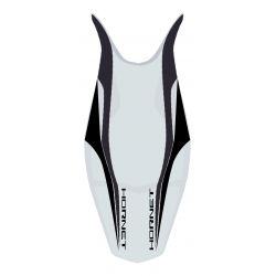 housse de selle bagster HONDA 600 HORNET 2008-2009 GRIS CLAIR/NOIR MAT/LETTRES NOIRES