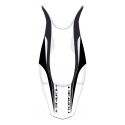 housse de selle bagster HONDA 600 HORNET 2008-2009 BLANC/NOIR MAT/LETTRES NOIRES