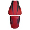 housse de selle bagster HONDA CBR600RR 2007-2008 ROUGE/NOIR/LETTRES ANTHRACITE