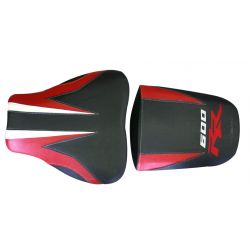 housse de selle bagster HONDA CBR600RR 2009-2010 ROUGE/NOIR/LETTRES BLANCHES ET ROUGES