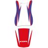 housse de selle bagster HONDA CBR600RR 2010-2011 ROUGE/BLEU/NOIR/LETTRES BLANC ET ROUGE 0