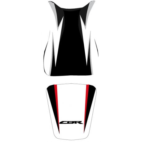 housse de selle bagster HONDA CBR600RR 2010 NOIR/BLANC/LETTRES NOIRES housse de selle bagster HONDA CBR600RR 2010 NOIR/BLANC/LETTRES NOIRES