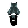 housse de selle bagster YAMAHA YZF-R1 2007 NOIR/NOIR MAT/NUBUCK ANTHRACITE/LETTRES ARGENT 0