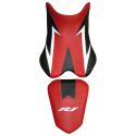 housse de selle bagster YAMAHA YZF-R1 2007 ROUGE/NOIR/BLANC/LETTRES BLANCHES