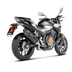 Echappement AKRAPOVIC HONDA CB400X CB500X CB500F CBR400R CBR500R 2016-2024