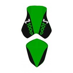 housse de selle bagster KAWASAKI Z1000 NOIR/VERT/LETTRES VERTES 2008