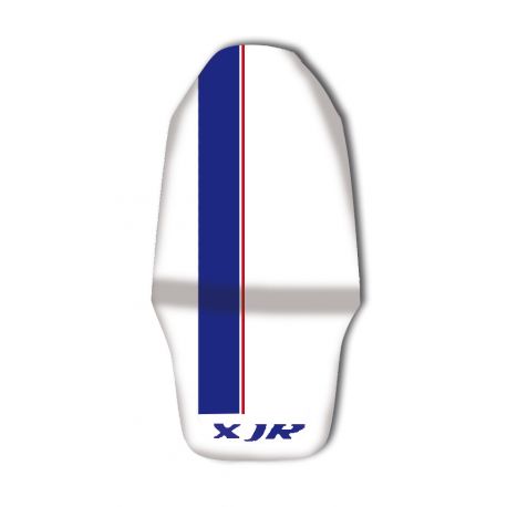 housse de selle bagster YAMAHA XJR1300 2007 GITANE/BLANC/LETTRES BLANCHES