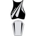 housse de selle bagster HONDA CBR1000RR 2008-2011 NOIR/GRIS/LETTRES GRISES CLAIRES