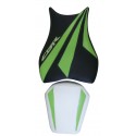 housse de selle bagster HONDA CBR1000RR 2009 NOIR/BLANC/PISTACHE/LETTRES BLANCHES