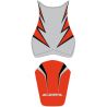 housse de selle bagster HONDA CBR1000RR 2010-2011 GRIS CLAIR/ORANGE/NOIR/LETTRES GRISES 0