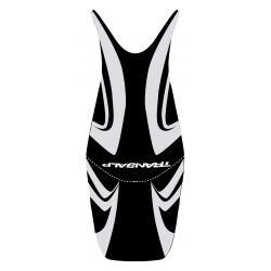 housse de selle bagster HONDA 700 TRANSALP 2008-2010 NOIR/ACIER/LETTRES BLANCHES