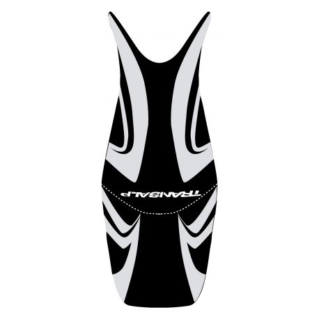 housse de selle bagster HONDA 700 TRANSALP 2008-2010 NOIR/ACIER/LETTRES BLANCHES