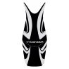 housse de selle bagster HONDA 700 TRANSALP 2008-2010 NOIR/ACIER/LETTRES BLANCHES 0