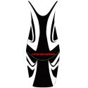 housse de selle bagster HONDA 700 TRANSALP 2010-2011 NOIR/BLANC/LETTRES ROUGES