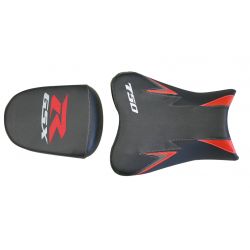 housse de selle bagster SUZUKI GSXR750 2008 NOIR/PERSICO/LETTRES GRISES CLAIRES