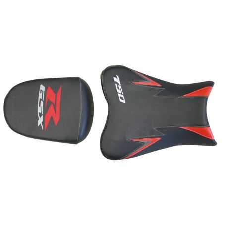 housse de selle bagster SUZUKI GSXR750 2008 NOIR/PERSICO/LETTRES GRISES CLAIRES