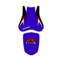 housse de selle bagster SUZUKI GSXR600 2008 BLEU/BLANC/ROUGE