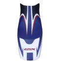 housse de selle bagster SUZUKI GSX650F 2008 BLEU/BLANC/NOIR/LETTRES ROUGES