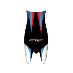 housse de selle bagster SUZUKI GSX650F 2009 GITANE/NOIR/ROUGE/BLANC/LETTRES ROUGES ET GRISES