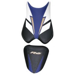 housse de selle bagster YAMAHA YZF-R6 2008 NOIR/BALTIQUE/BLANC/LETTRES OR