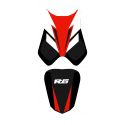 housse de selle bagster YAMAHA YZF-R6 2008 NOIR/ROUGE/BLANC/LETTRES BLANCHES