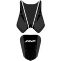 housse de selle bagster YAMAHA YZF-R6 2010 NOIR/GRIS/LETTRES GRISES