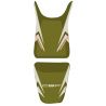 housse de selle bagster HONDA CBF600N 2010-2011 OLIVE/ACIER/ROUGE 0