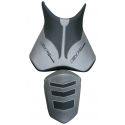 housse de selle bagster SUZUKI GSX1340 B-KING 2008 GRIS/NOIR/LETTRES ANTHRACITE/GRISES
