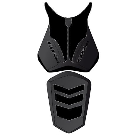 housse de selle bagster SUZUKI GSX1340 B-KING 2008-2010 NOIR/NOIR MAT/LETTRES ANTHRACITES 