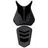 housse de selle bagster SUZUKI GSX1340 B-KING 2008-2010 NOIR/NOIR MAT/LETTRES ANTHRACITES  0