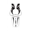housse de selle bagster HONDA CB1000R 2008-2011 BLANC/NOIR
