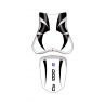 housse de selle bagster HONDA CB1000R 2008-2011 BLANC/NOIR 0