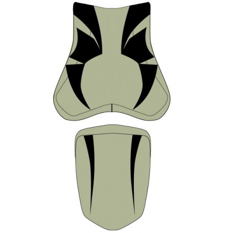 housse de selle bagster HONDA CB1000R 2010 NICKEL/NOIR