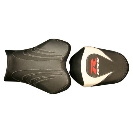 housse de selle bagster SUZUKI GSXR1000 2009-2011 NOIR/NOIR MAT/LETTRES ROUGES ET GRISES