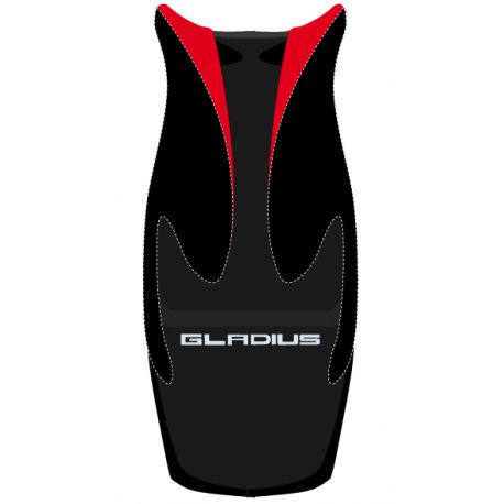 housse de selle bagster SUZUKI 650 GLADIUS 2010 NOIR/ROUGE/LETTRES ARGENT