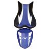 housse de selle bagster YAMAHA YZF-R1 2009 BALTIQUE/BLANC/NOIR/LETTRES BLANCHES 0