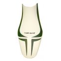 housse de selle bagster KAWASAKI ER6N 2009-2011 BLANC/NOIR/LETTRES NOIRES
