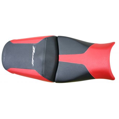 housse de selle bagster SUZUKI 650 BANDIT 2009-2010 ROUGE/NOIR/LETTRES BLANCHES