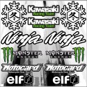 Planche autocollants KAWASAKI WINTER