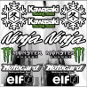Planche autocollants KAWASAKI WINTER 0