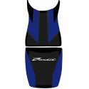 housse de selle bagster SUZUKI 650 BANDIT 2009-2010 BLEU FONCE/NOIR/LETTRES BLANCHES