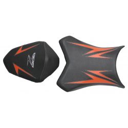 housse de selle bagster KAWASAKI Z800 2013 NOIR/DECO ORANGE