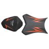housse de selle bagster KAWASAKI Z800 2013 NOIR/DECO ORANGE 0