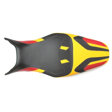 housse de selle bagster HONDA CB650F 2014 NOIR/JAUNE/ROUGE