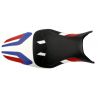 housse de selle bagster HONDA CB650F 2014 BLANC/ROUGE/BLEU 1